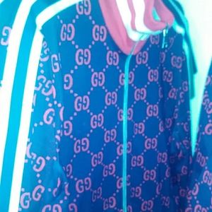 Gucci Jacquard Jacket Red